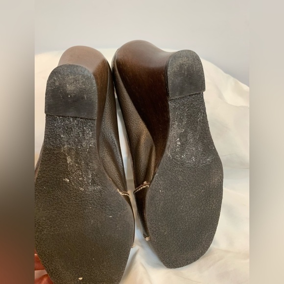 SE Boutique Sam Edelman Brown Wedge Loafers Size 8 - Picture 9 of 9
